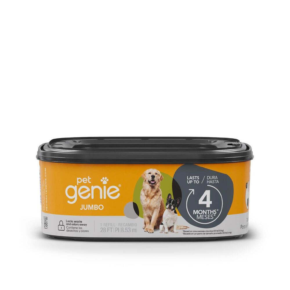 Pet Genie Jumbo Refill for Dog Waste Disposal - Lasts Up to 4 Months